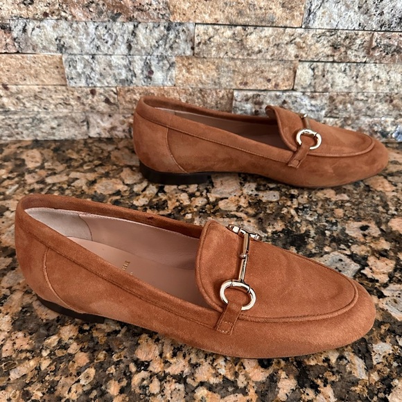 BRUNO MAGLI 
Luna Bit Loafer in Cognac Suede - Picture 3 of 10